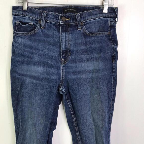 Banana Republic Jeans Womens 30 Long High Rise Straight Modest Business Casual - Picture 5 of 9